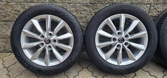 Originál alu Škoda 3 Minoris 5x112 205/55 R16 - 7mm - 2