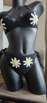 Handmade plavky s květy nové. - 2