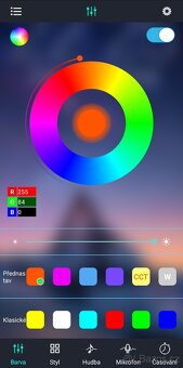 LED pásky 2m – ovládání přes APLIKACI + hudební režim 🎵 - 2