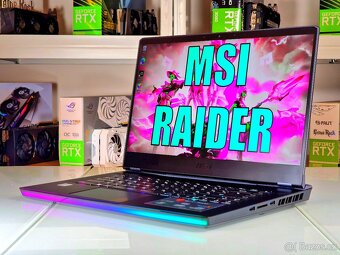 Herní notebook MSI RAIDER | RTX 3070 | i7-10870H | 300Hz - 2