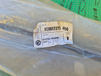 panel prahu levý Škoda Felicia před FL do 12/97 6U0853373 H5 - 2
