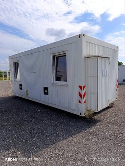 Kancelářský/obytný kontejner ABROLL 6X3m v.2,8m - 2