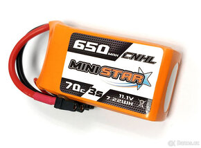 Baterie CNHL MiniStar 650mAh 2S / 3S / 4S 70C Doprava ZDARMA - 2