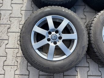 4x al kola 5x120 16 + pneu zimní 215/65 R16C - 2