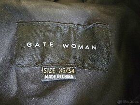 Dámský černý kabát - 2