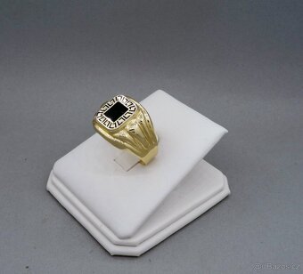 Krásný pánský zlatý prsten - 2
