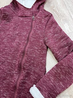 Fialová jarní teplá bunda/kabát 36 Janina - 2