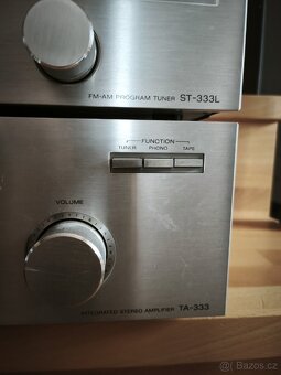 Zesilovač Sony TA-333 + Radio Sony ST-333 - 2