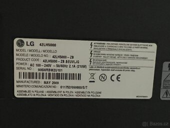 Televize LG 42LH5000 - 42 palců - 2