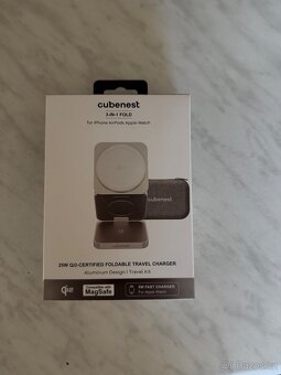Bezdrátová nabíječka Cubenest SQ312S Pro 3v1, Qi2 pro Samsun - 2