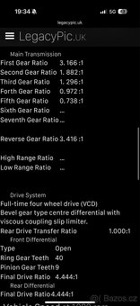 Subaru impreza sti 4.444 převodovka - 2