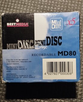 MiniDisc Best Media MD80 - 2
