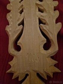 Dřevěný kříž s kovovým korpusem - 2