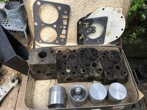 Části motoru Zetor - hlavy, válce - 2