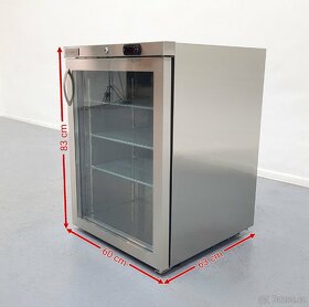 Lednice - 161 litrů - 1 skleněné dveře - 2