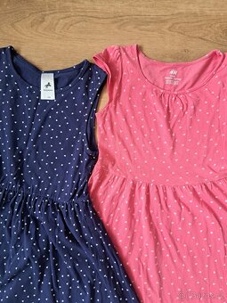 Šaty zn. H&M a C&A, vel. 128 – pěkný stav - 2