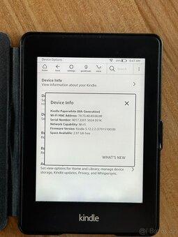 Amazon Kindle Paperwhite 6. gen čtečka knih 4GB + obal 2 - 2