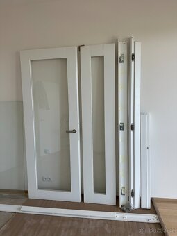 Dvoukřídlé interierové dveře se sklem HANÁK NÁBYTEK - 2