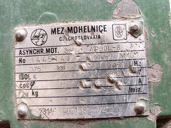 Motor POMALOBĚŽNÝ, třífázový elektromotor, motor - 2