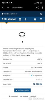 39579A HP E3800 3M Stacking Cable 5184-6422 Rev R Made i - 2