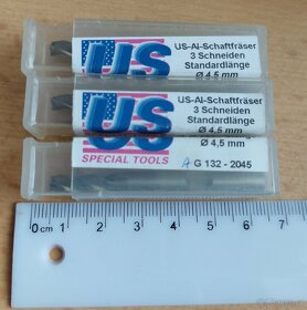 Frézy D4.5mm HSS (3 zuby) - 2