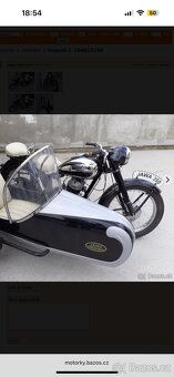 Jawa 350 pérák se sajdou - 2