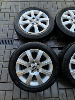 Alu kola, disky r15 5x100 Škoda (VW) 195/55 - 2