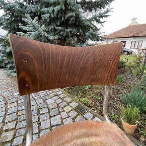 Chromovaná židle Mark Stam a chromovaná křesla - 2