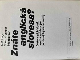 Znáte anglická slovesa?, A. Klégr, N. Hronková, Z. Hron - 2