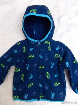 Jarní softshellová autíčková bunda vel. 74 - 2