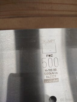 Lisovací nástroje (falc) pro ohraňovací lis Trumpf - 2