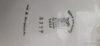 Keramický talíř s motivem květin - 2