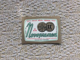 Pivní etikety výroční z r. 1970,1971, 1972, 1995 ,.... - 2