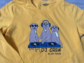 Dvě trička s dl.rukávem vel. 134-140 - 2