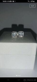 Stříbrné náušnice Pandora - 2