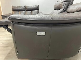 2x kožené sofa - 2