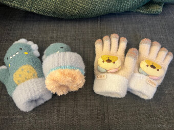 2x rukavice vel. 86/92 - 2