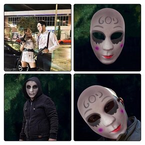 Purge maska - pro Halloween, karneval a cosplay - 2