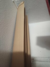 Sokl lišta světlý buk plast - kabelážova - 2