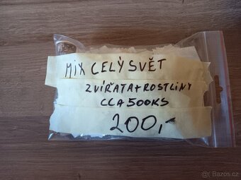 5000ks známek plus cca500 - 2