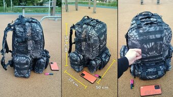 Velký taktický molle batoh 55 L - 2
