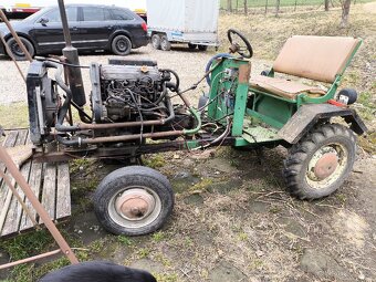 Malotraktor domácí výroby - 2