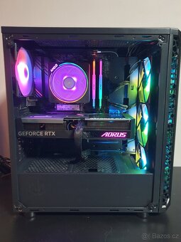 Herní PC: Ryzen 7 5800x /RTX 4060ti /32gb RAM / Záruka - 2