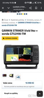 Člun, motor benzín, motor elektro a sonar - 2