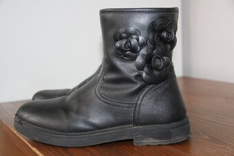 Krásné kotníkové černé boty ECLAIR zn. Geox - 2