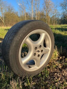 Alu kola AEZ 5x100, 4x, r15, letní pneu - 2