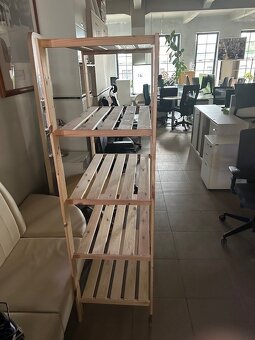 prodám regál dřevěný IKEA - 2