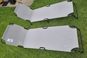2X NOVÉ ZAHRADNÍ /KEMPINGOVÉ LEHÁTKO PC 1100,- - 2