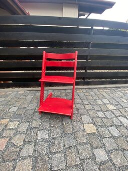 Stokke Tripp Trapp rostoucí židle – červená - 2