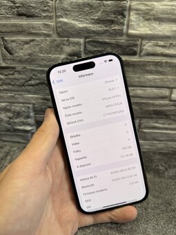 iPhone 14 Pro 128GB Space Black, baterie 87%, DPH - 2